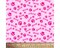 Pets Paw Prints and Dog Bones Pink Cotton Fabric | By the Yard | Sewing and Crafting | 44 inches wide
